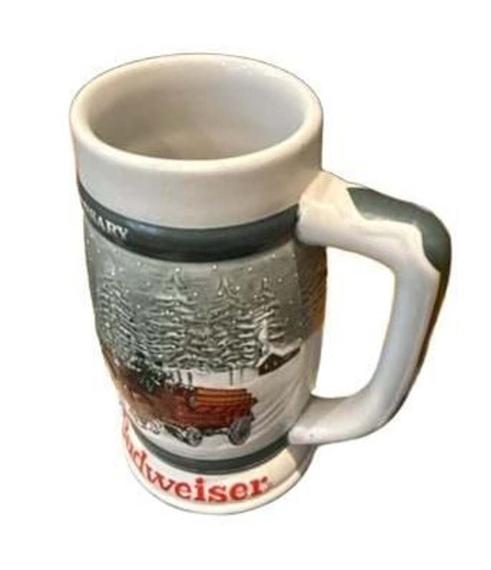 Budweiser Clydesdales 50th Anniversary 1933-1983 Commemorative Stein Mug
